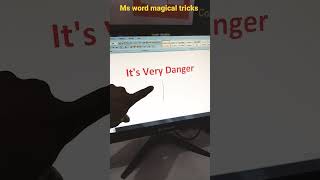 Ms Word Magical Tricks 