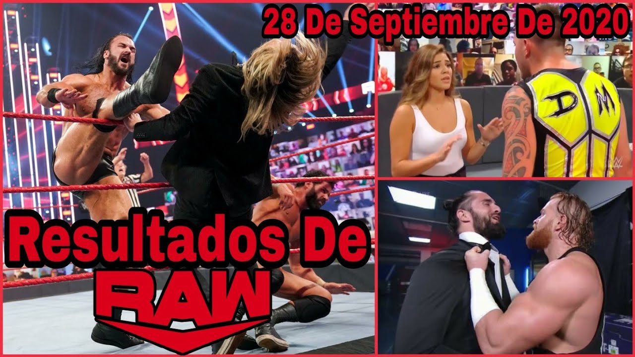 Download RESULTADOS De RAW 28 De Septiembre De 2020// Robert Roode REGRESA y RETA a Drew McIntyre