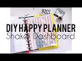 DIY Happy Planner Classic Shaker Dashboard