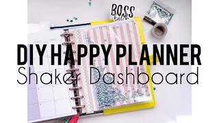 DIY Happy Planner Classic Shaker Dashboard