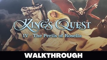 KINGS QUEST IV (AGI VERSION) Full Game Walkthrough - No Commentary Gameplay