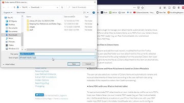 Installing the Zotfile Add on for Zotero