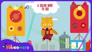a sailor went to sea nursery rhyme baby songs the kiboomers