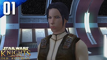 Knights of the Old Republic: (Difficult) 100% Walkthrough Part 1 - The Endar Spire (No Commentary)