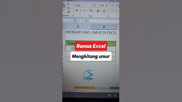Rumus Excel Menghitung Umur #excel #exceltips #belajarexcel #exceltutorial #tutorial #exceldasar