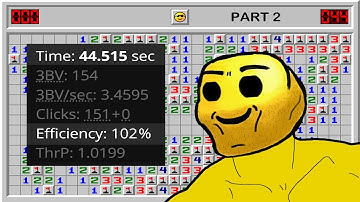 Minesweeper: How to play fast AND efficiently (Part 2 - Advanced)