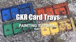 GKR Card Trays Painting Tutorial screenshot 1