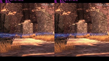 Dark Void High Settings PhysX Comparison Off vs Low