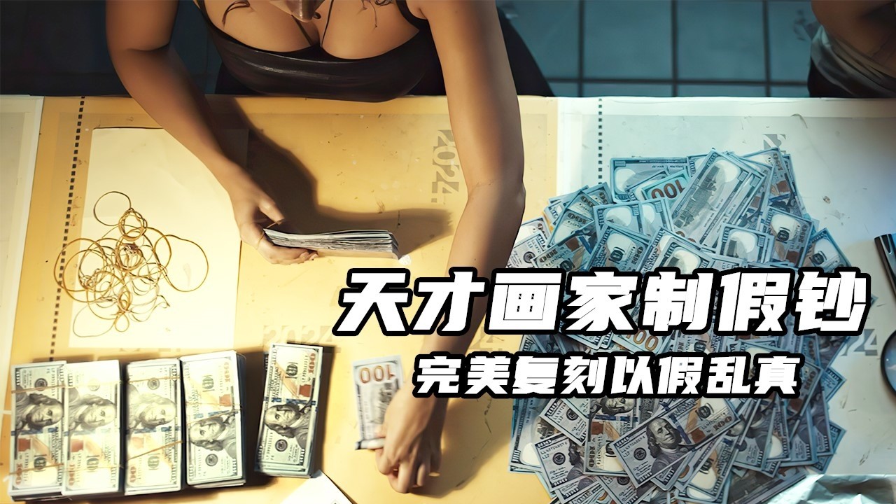 天才畫家畫出完美假鈔，復刻真鈔以假亂真，瘋狂印制五千萬美金！壹口氣看完最新犯罪劇《偽鈔之徒》