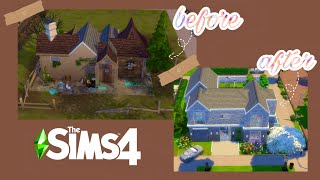 My Sim bought an Abandoned House | Sims 4 Speed Build | MoeshaAfia