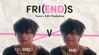 FRIENDS - V BTS (Kim Taehyung) | Lyrics + Vietsub | Peekaboo #FRI_END_S