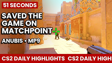 Saved the Game on Matchpoint – MP9 1v2 Force Clutch | Anubis | Highlights CS2