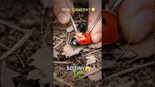 So Tiny😳 You Won't Believe This! #ladybug #shorts #nature #entertainment #macro