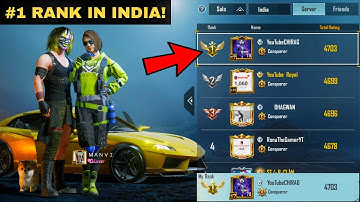 #1🇮🇳 LEGIT CONQUEROR RANK IN BGMI - SAMSUNG A3,A5,A7,J2,J5, J7,S5,S6,S7,S9,A10, A20,A30,A50,A70