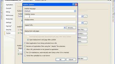 Win Video WPF Standard Click Once