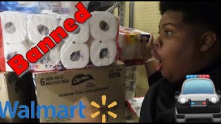 24 Hour Walmart Challenge | BANNED For Good!!!