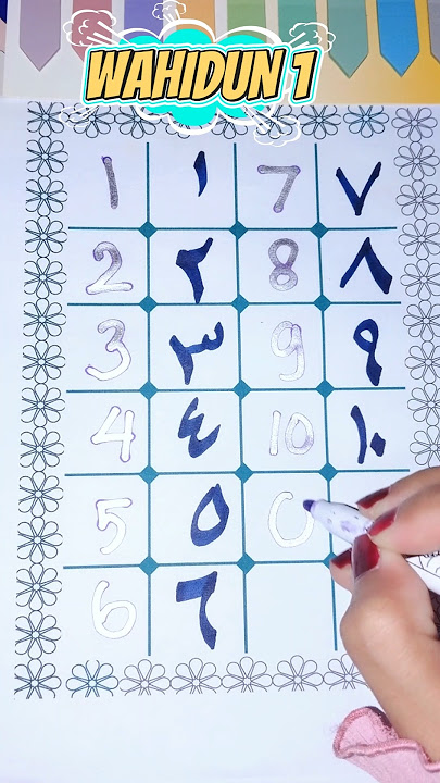 Let's repeat wahidun satu #shorts #shortvideo #reels #education #art #numbers #trending #fyp