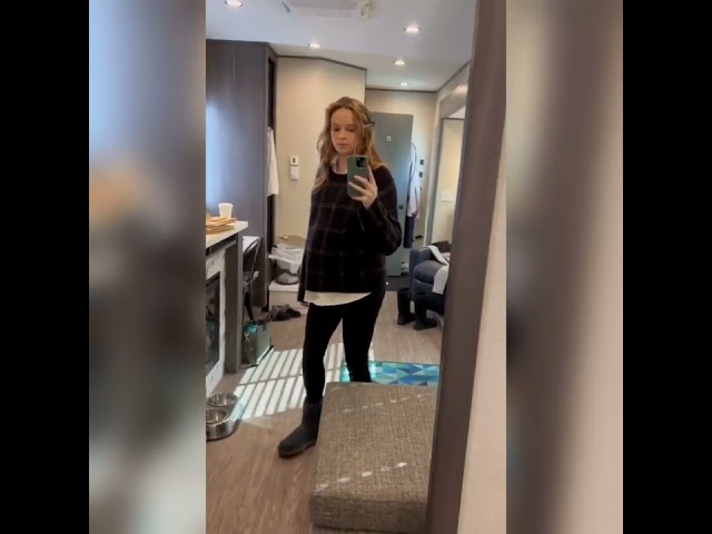 Danielle panabaker on set The Flash season 6 episode 20 #86