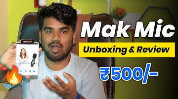 Best Wireless Mic Under 500 | MAK Wireless Mic Unboxing & Review | Mak Wireless Microphone Reviews