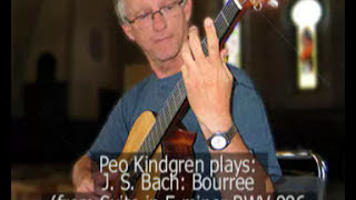 ⁣J. S. Bach: Bourree in e-minor BWV 996 @Per-Olov Kindgren  guitar