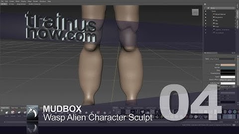 Mudbox WaspAlienCharacterSculpt 04