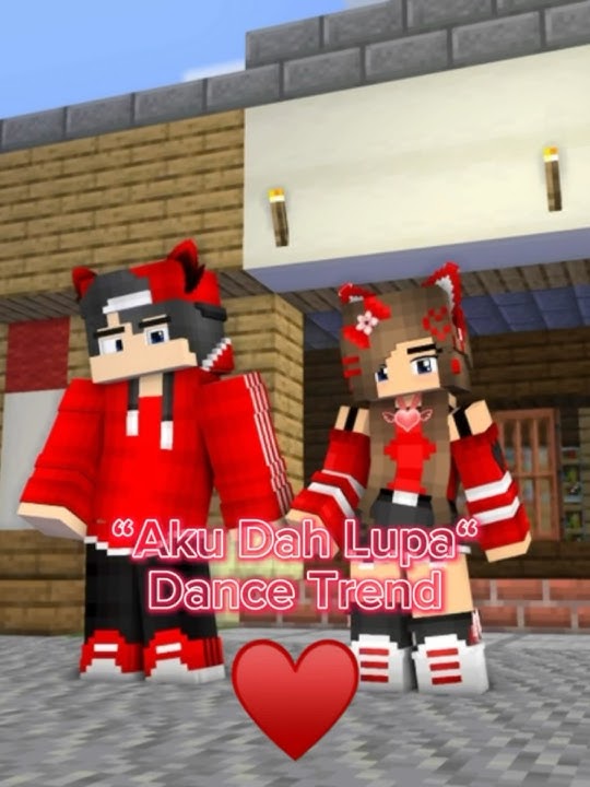 “Aku Dah Lupa“ Dance Trend - Mine-imator Minecraft Animation #shorts #minecraftanimations #viral