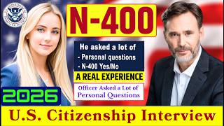 2026, Actual Interview of U.S. Citizenship I Small Talk I N-400 Naturalization Interview  #n400