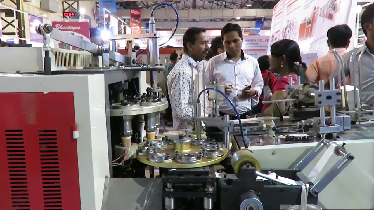 CHINA MACHINEX INDIA 2016 Our paper cup machine in exhibition YouTube