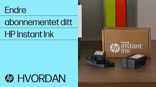 Hvordan du endrer ditt HP Instant Ink-abonnement | HP printers | HP Support