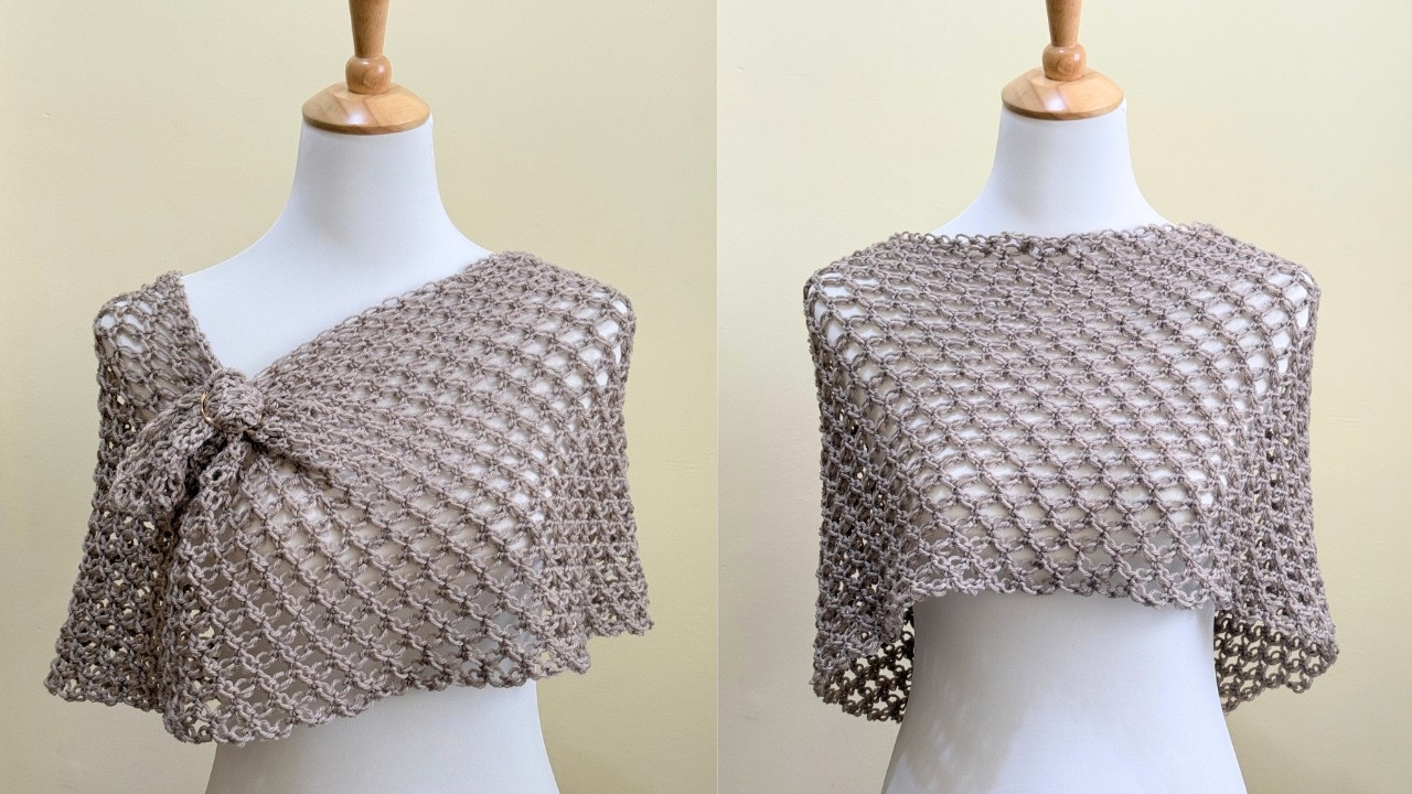 El CUBRE HOMBROS más FÁCIL y ELEGANTE ✨ SIN COSTURAS