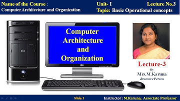 CAO -Class-3 Basic operational Concepts
