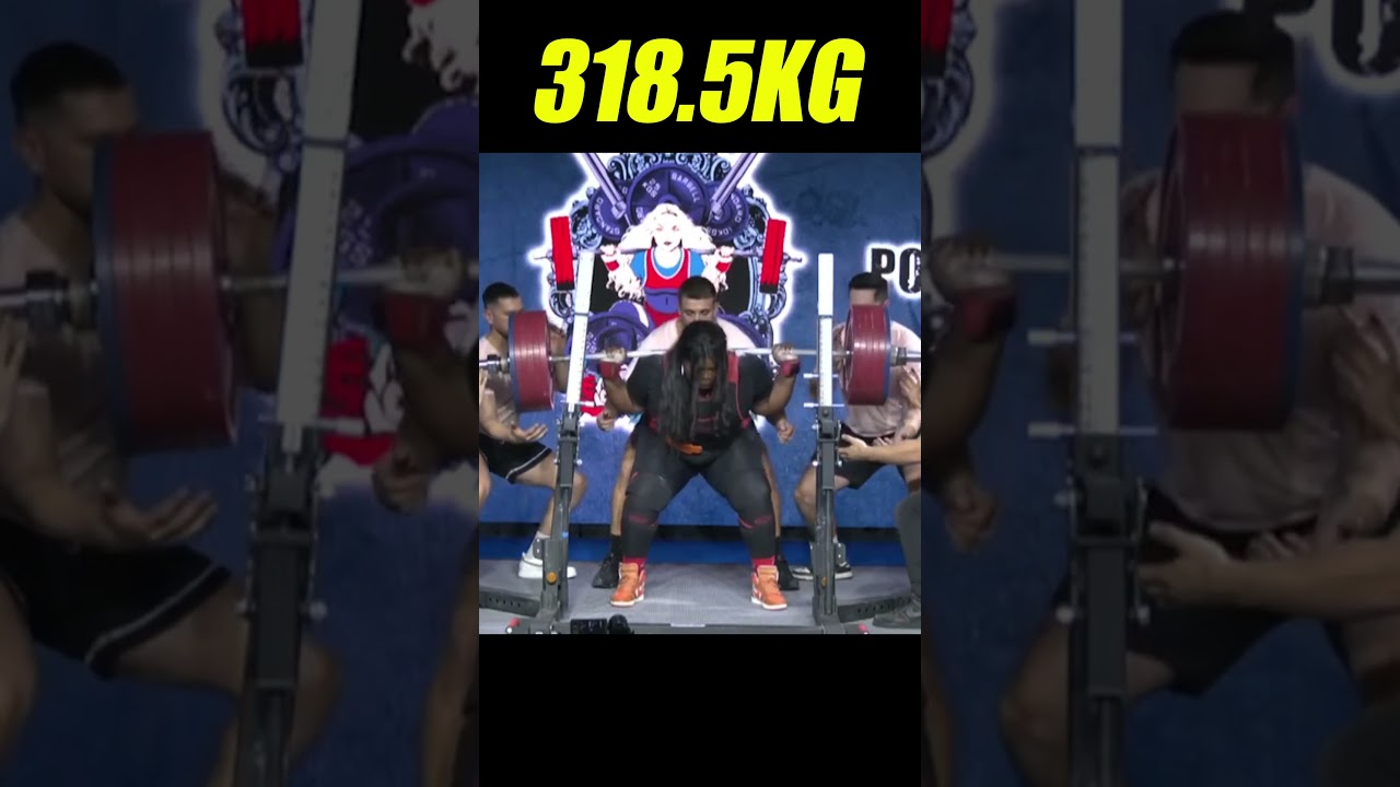 318.5kg Squat by Sonita Muluh