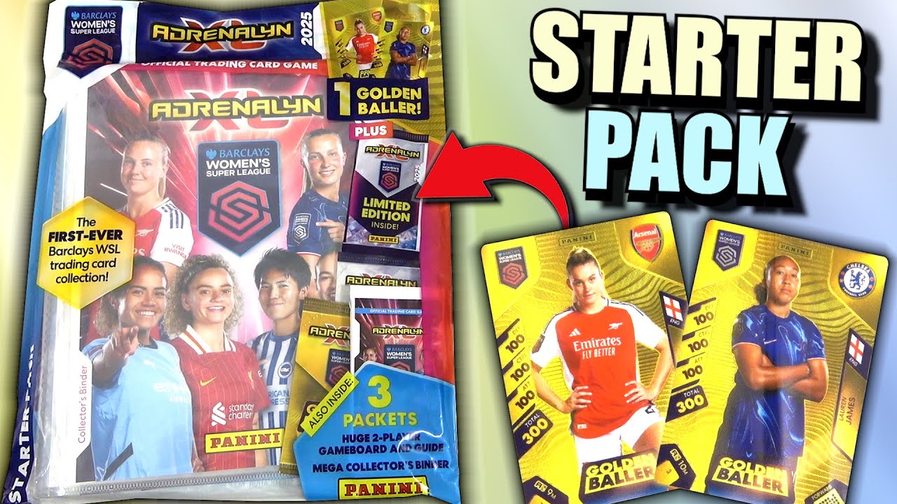 NEW ADRENALYN XL WOMENS SUPER LEAGUE 2025 STARTER PACK OPENING | First Ever Golden Ballers