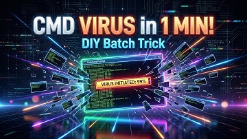 Craft Your Own "CMD Virus" (EDUCATIONAL BUILD) | Hacking Tutorial 2025 | CMD Commands Trick: Prank