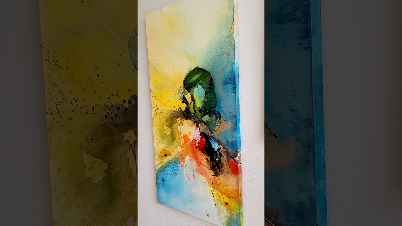 Farbenrausch – Abstraktes Acrylbild, Unikat (324)   