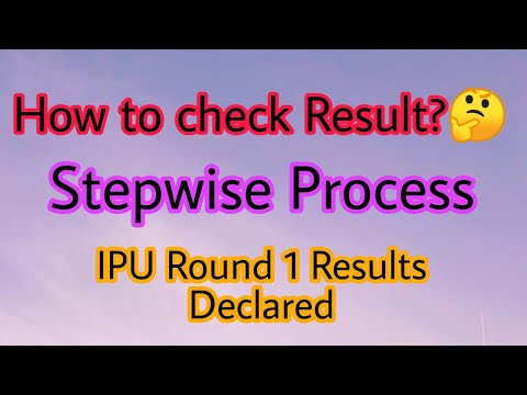 IPU Round 1