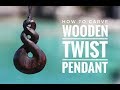 How to Carve a Maori Wooden Twist Pendant