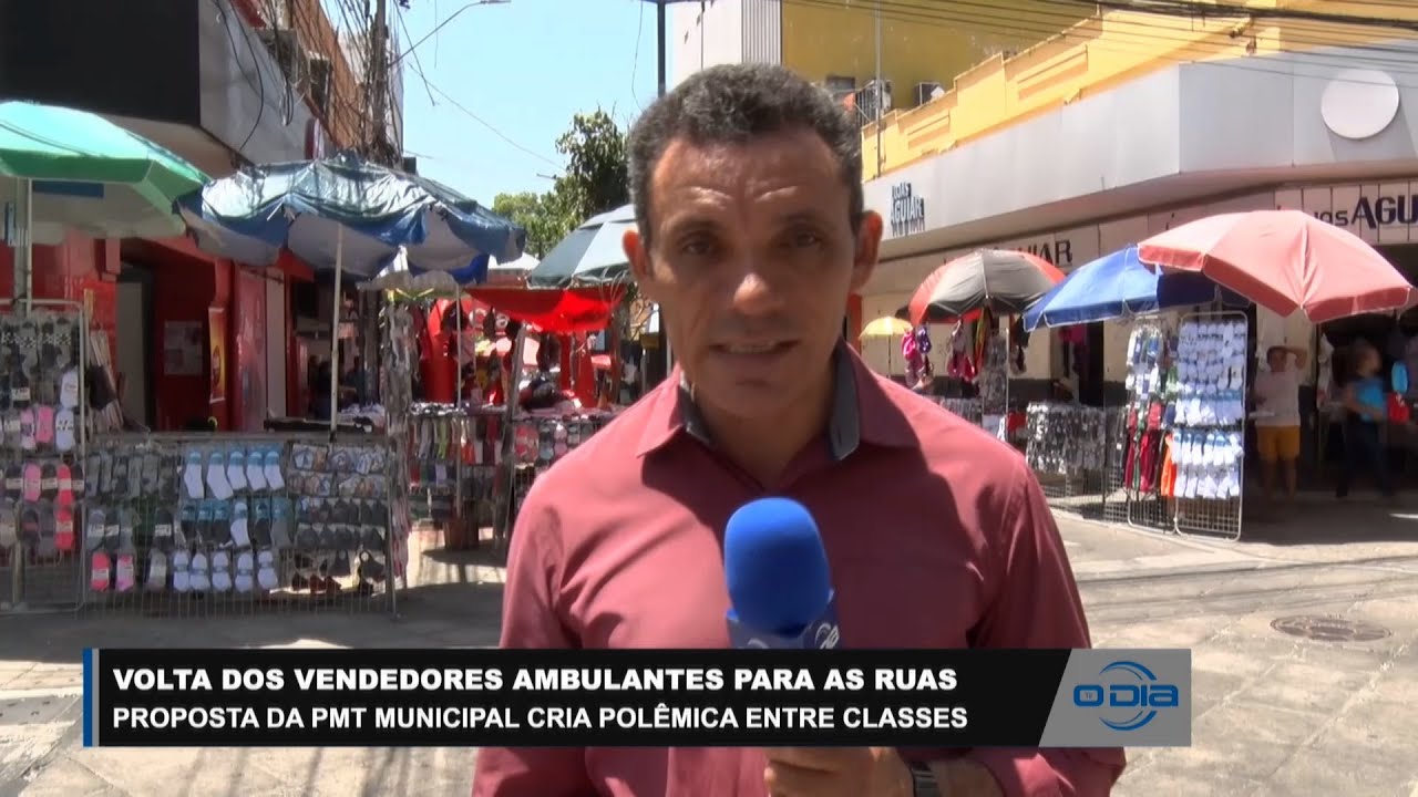 Proposta da PMT para volta de vendedores ambulantes a ruas do Centro gera controvérsia 06 10 2023