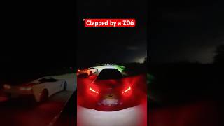 Acura Integra type s Clapped by a Z06 #acura #honda #automobile #tuner #cartok #chevy #z06