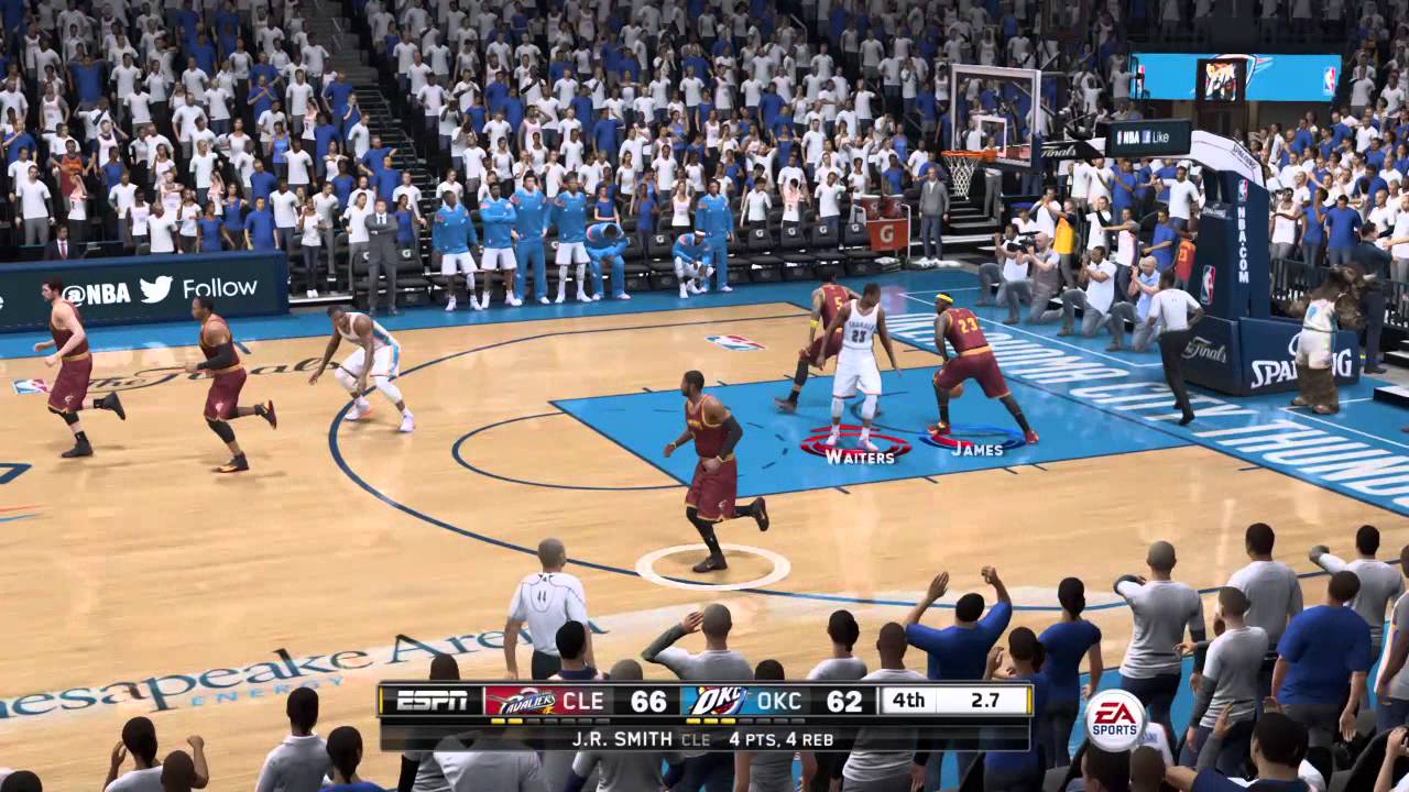 NBA LIVE 15 buzzer beater (Lebron)