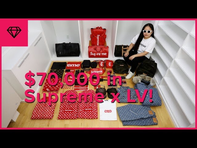 Jeffee Star's Louis Vuitton x Supreme haul is honestly insane