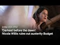 Darkest before the dawn  nicola willis rules out austerity budget  9 may 2024  rnz
