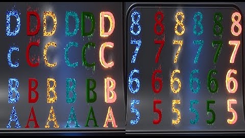 Unreal Engine Niagara | 3D Text & Numbers With Particles Effect 210 unique effect #UE4 #UE5