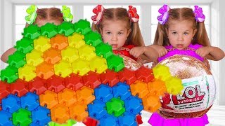 giant lol surprise Learn colors with Baby Songs lol surprise