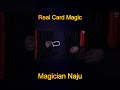 Invisible Card Trick Magic #gurujimagic #short #magicshot #naju #viral #tranding #newmagic