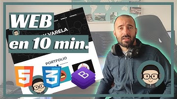 🔥 Como hacer una WEB en HTML, CSS y BOOTSTRAP en 10 Minutos desde Plantilla