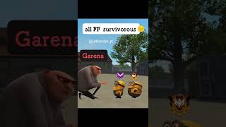 all ff survivorous and rank 🥶Garena don't touch my rank 🫵 #freefire_lover #foryouシ