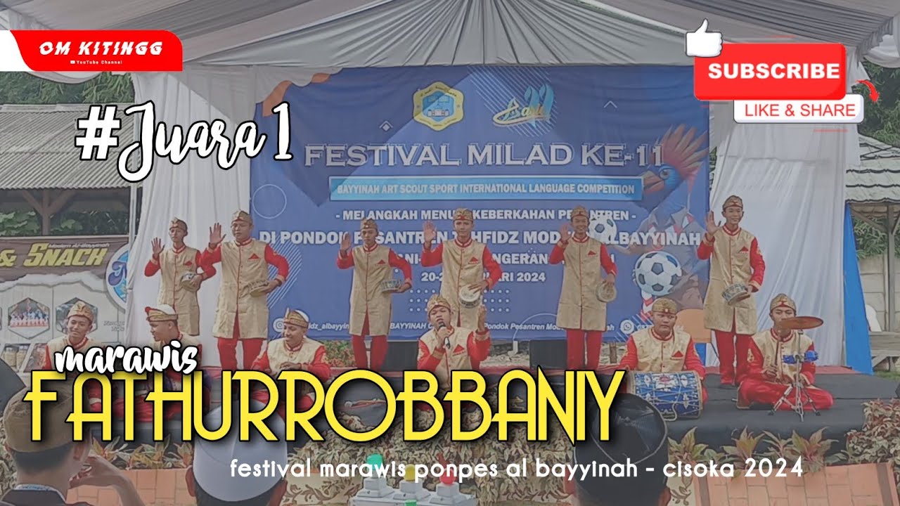 WOW‼️ MARAWIS FATHURROBBANIY || FESTIVAL MARAWIS PONPES AL BAYYINAH - CISOKA 2024