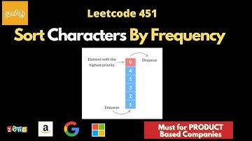 Idhu Therinja 100 Problem Therinja Maari | Sort characters by frequency | leetcode | interview tamil