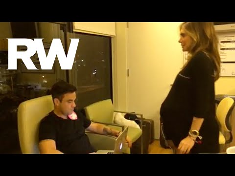 Video: Ang asawa ni Robbie Williams na inakusahan ng panliligalig sa sekswal